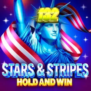 Tampilan visual slot Stars & Stripes Hold and Win dengan elemen Americana